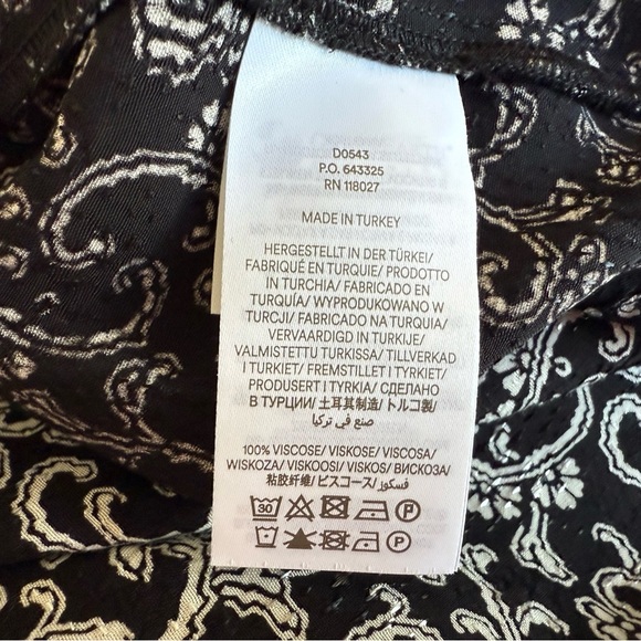 Boden Womens Wrap Detail Mini Dress 6R Black Printed NEW. 1228 - Picture 7 of 7